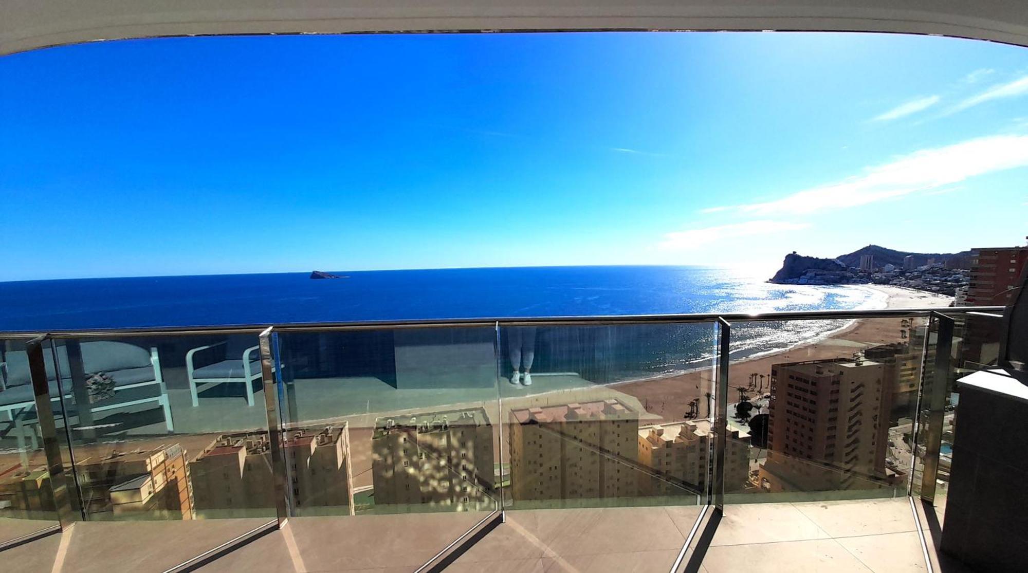 Sunset Cliffs Sea View Apartments 14 Floor Benidorm Exteriör bild