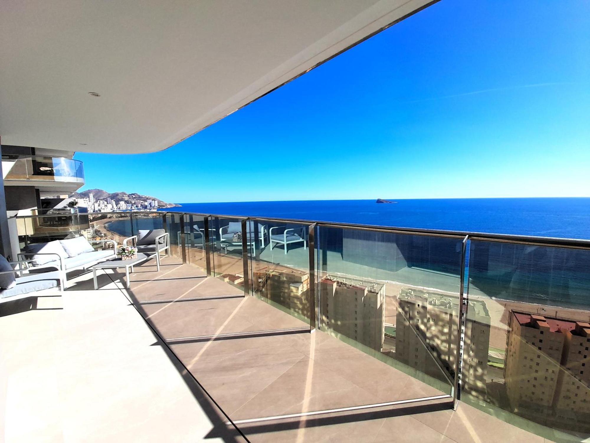 Sunset Cliffs Sea View Apartments 14 Floor Benidorm Exteriör bild