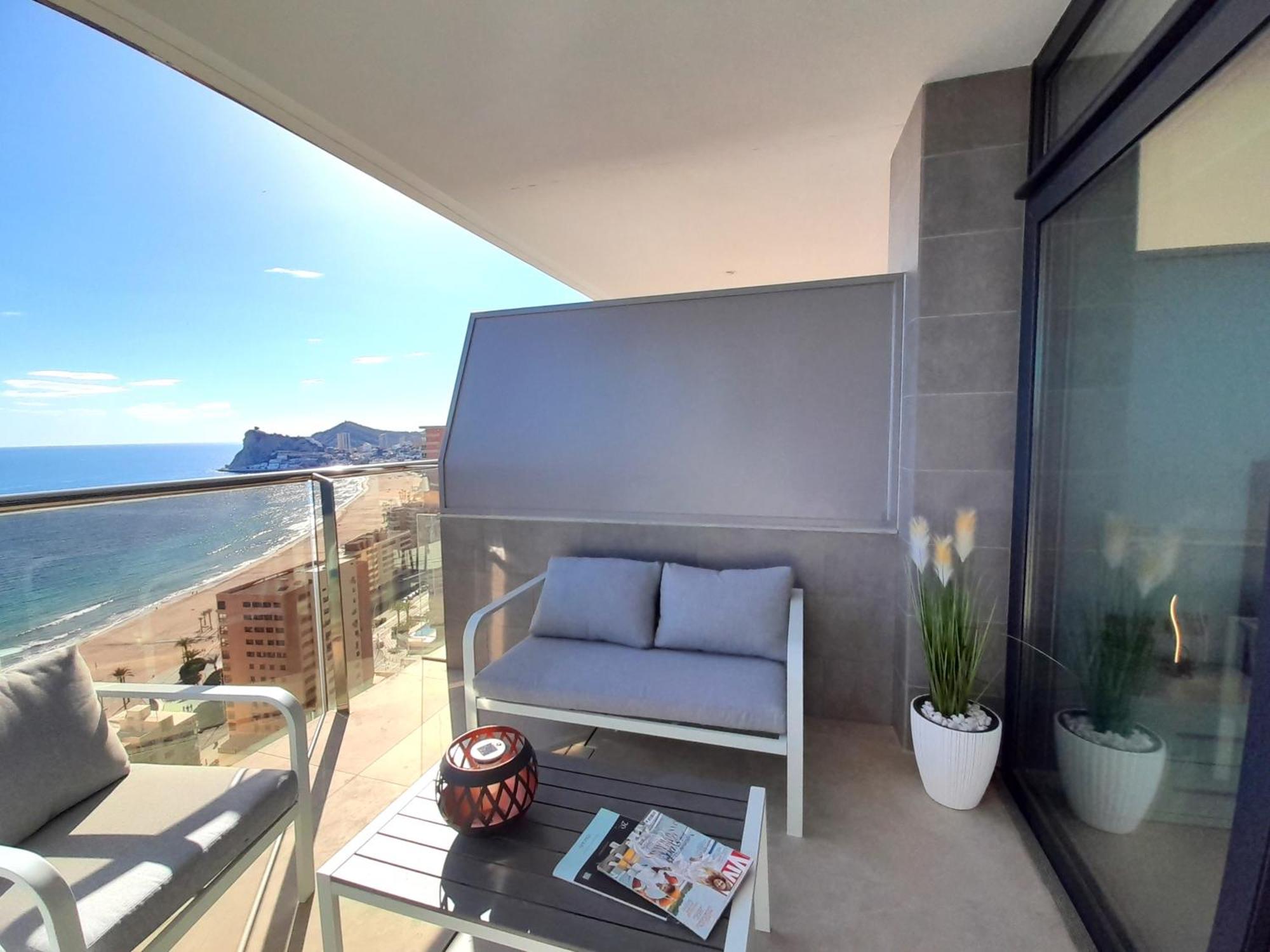Sunset Cliffs Sea View Apartments 14 Floor Benidorm Exteriör bild