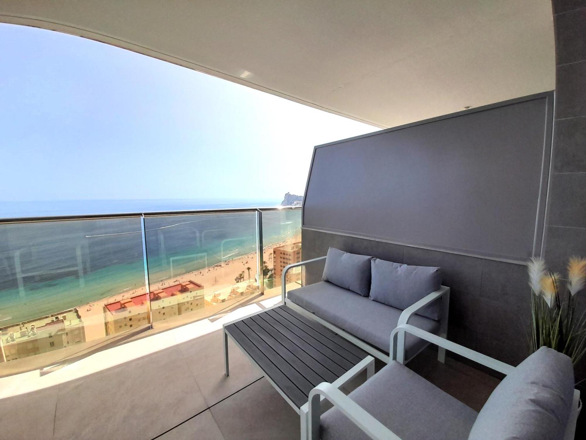 Sunset Cliffs Sea View Apartments 14 Floor Benidorm Exteriör bild
