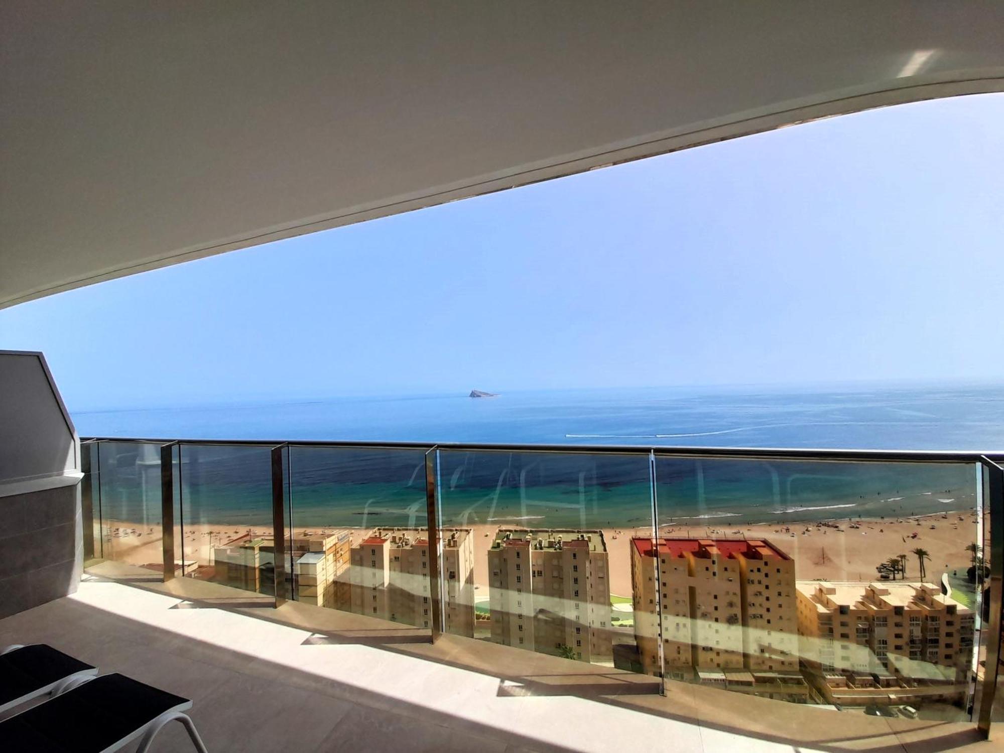 Sunset Cliffs Sea View Apartments 14 Floor Benidorm Exteriör bild